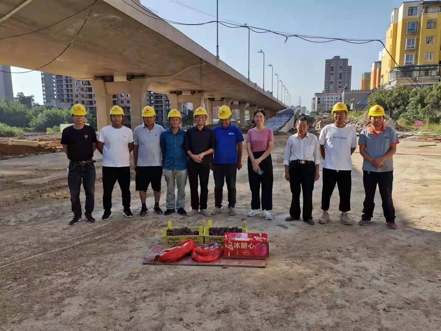 心系員工 情暖一線｜永和建設集團領導班子中秋節走訪慰問一線員工